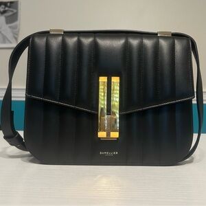 Demellier Quilted Leather Crossbody Bag